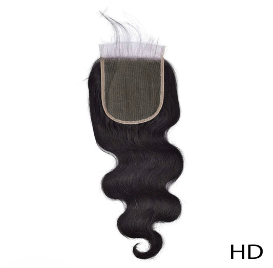 NATURAL WAVY HD LACE CLOSURE / FRONTAL